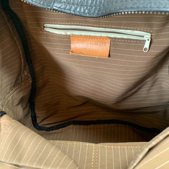 Authentic Italian Leather Backpack with Organizer Insert main image 5